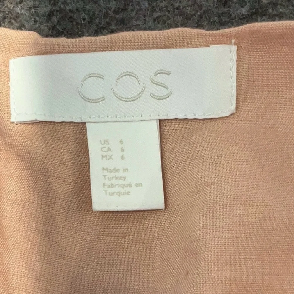 COS Linen Blend Jumpsuit - Pink (6)